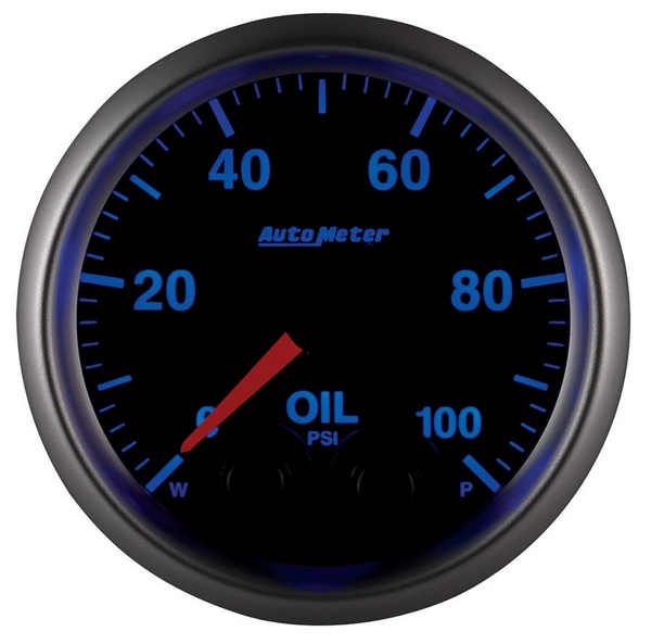 2-1/16" OIL PRESSURE, 0-100 PSI, ELITE